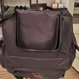 Harley's Davidson over the seat luggage bag